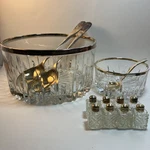 Windsor By Godinger Crystal & Silverplate Gourmet Salad Set 13PCS See. Fixed Price $69.95.
