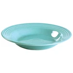 Homer Laughlin Fiesta Turquoise Rimmed Soup Bowl 1665245. Fixed Price $15.99.