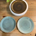Steelite Craft Blue & Brown 2016 Dinner Plates Replacement Set Of 3. Fixed Price $67.74.
