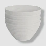 Gibson Ultra White Patio 4-PIECE Tempered Opal Glass Dessert Bowl Set. Fixed Price $13.18.