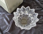Orrefors Sweden Crystal Fleur Gallery '90 Candy Bowl Jan Johansson 4514/11 - Mib. Fixed Price $29.69.