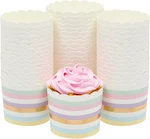 Sparkle And Bash Cupcake Liners - Pastel Paper, 2.2 In, Assorted,gold,white. Fixed Price $18.56.
