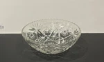 Anchor Hocking Crystal Salad Bowl Prescut Clear Glass Star Pattern GB03 10.5. Fixed Price $10.79.