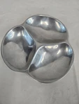 Vintage 1970S Nambe Serving Bowl Relish Tray Dish #589 Divided 3 Segment Alloy. Fixed Price $16.24.