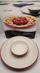 Noritake "colorwave Raspberry" 14 1/2 Inch Piece Chip & Dip - Mint Condition. Fixed Price $37.80.