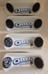 Set Of 4 Kraft Oreo Cookies Ice Cream Ceramic Dishes #31995 - Houston Harvest. Fixed Price $24.00.