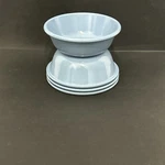 Lot Of 4 Vintage Rubbermaid Melamine Soup Cereal Bowls #3836 Blue Diameter. Fixed Price $22.99.