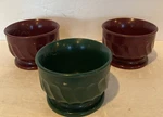 Dined Turnbury Set Of Cranberry & Green 4 Oz Bowl Melmac Melamine #3200. Fixed Price $14.00.