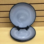 Sango Nova Blue 4934 Stoneware 11 Dinner Plates Interior Dark Rim Lot Of. Fixed Price $34.99.