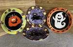 Halloween Set 4 Jack Lantern Black Cat Ghost Snack Studio 33. Fixed Price $15.00.