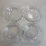 Libbey Glass Company Ribbed Hoops Coupe Soup Bowl 8.25 Mexico Lot Of 4. Fixed Price $44.98.