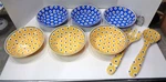 8 Piece Set Le Cadeaux Melamine Cereal/salad With Bowls And Servers. Fixed Price $30.75.