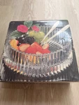 Mikasa Diamond Fire Clear Cut Glass Bowl WY247/259 Round 8 1/4 In. Fixed Price $12.00.