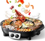 Hot Pot Electric With Grill 2 1, Indoor Korean Bbq & Shabu, Features. Fixed Price $152.99.