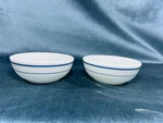 Vintage Pyrex Table Ware Bowls By Corning 705-29 & 705-35. Fixed Price $10.00.