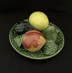 Plate Of Fruit Jay Willfred Made In Portugal Andrea By Sadek Ceramic 3D Bowl. Fixed Price $19.99.