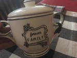 New With Tag Katie & Mandy Forever Family Sugar Bowl Lid. Fixed Price $15.00.