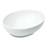 Delfin BOV-1210ME-020 2.75 Qt. White Oval Metro Bowl. Fixed Price $40.72.
