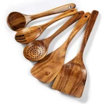 Kitchen Utensils Set, 5 Pcs Natural Acacia Wooden Spoons Cooking For.... Fixed Price $23.66.