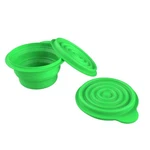 2 Pack Dog With Lids Collapsible Travel Pet For Food Water Bowls. Fixed Price $7.99.