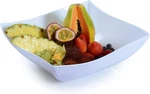 Fineline Settings Wavetrends White China-like Square 128 Oz. Serving Bowl 25 P. Fixed Price $101.20.