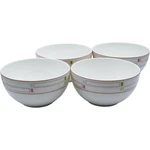 Lenox Entertain 365 Sculpture Confetti Cereal Bowls Set Of 4 White. Fixed Price $21.95.