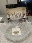 Shannon Crystal Bowl By Godinger-dublin Collection 8.5" Diameter Nib. Fixed Price $30.00.