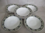 6 Studio Nova Anastasia Stoneware 8 1/4" Rim Soup Bowls HG245 Set Of. Fixed Price $39.99.