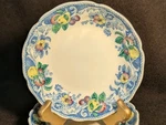 Royal Doulton Pomeroy 4 Fruit Bowls 5/8" Blue Multicolor -great Condition. Fixed Price $52.00.