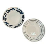 Lenox China Blue Bay Pasta Bowl 10 White Set Of 2 New W/o Box Serving. Fixed Price $39.99.