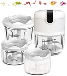 (100+250+350ML) White Pcs Cordless Mini Food Chopper,small Processor For. Fixed Price $35.18.