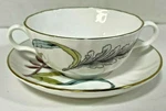 Royal Worcester Montego Cream Soup Bowl And Saucer. Fixed Price $15.00.