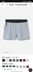 Ten Thousand Shorts - Set Of 3 Medium 5". Fixed Price $100.00.