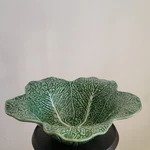 Bordallo Pinheiro Cabbage Leaf Bowl Green. Fixed Price $69.00.