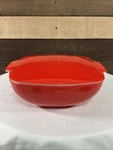 1950'S Pyrex Ovenware 525B Casserole 1/2 Qt Square Dish With Lid. Fixed Price $29.99.