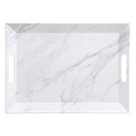 Better Homes & Gardens- Marble Print Rectangle Melamine Handled Tray. Fixed Price $22.14.