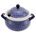 Polish Pottery 3.17-QUART Soup Tureen With Lid By Zaklady Boleslawiec. Fixed Price $149.00.