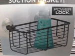 Inter Design Suction Basket Maximum Black Color Rust Proof. Fixed Price $25.00.