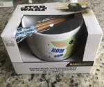 Silver Buffalo Star Wars The Mandalorian Ramen Bowl With Chopsticks. Fixed Price $15.99.
