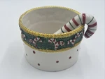 Nikko Christmas Dip Set Candy Cane Spoon Accented Bowl 2 Piece Ships Free. Fixed Price $16.99.