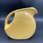 Fiestaware Large Disk Water Pitcher Sunflower Yellow 6 Homer Laughlin. Fixed Price $34.99.