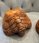 Hand Carved Wooden Turtle Bowl - New Indonesia Fruit Nut Tropical Decor. Fixed Price $12.00.