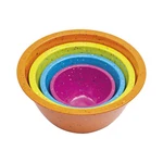 Confetti Nesting Mixing Bowls Set 4-PIECE Colorful Kitchen (18OZ, 1.2.... Fixed Price $76.34.