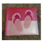 Fetco Home Decor Heidi-flip Flop Slip-in Photo Album 200 4X6 Pink Floral. Fixed Price $5.00.