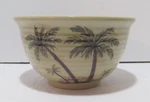 Tabletops Unlimited Bahamas Tropical Palm Trees 6" Cereal Soup Melamine Bowl. Fixed Price $9.99.