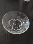 Vintage Iittala Ultima Thule Glass Bowl 10" Tapio Wirkkala Finland Mid Century. Fixed Price $75.00.