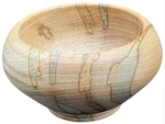 Hand Turned Spalted Maple Wood Bowl 5 Footed Artisan Studio Vintage Decor. Fixed Price $48.99.