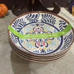 Real Living Set Of 4 Melamine 7.5" Bowls Soup Or Salad Italian Terra Cotta Look. Fixed Price $19.99.