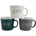 Boston Warehouse 20 Oz Souper Bowl Mug, Snack, Set Of 3. Fixed Price $39.20.