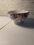 Pioneer Woman Footed Country Garden Stoneware Cereal Soup Bowl Red Rim. Fixed Price $11.50.